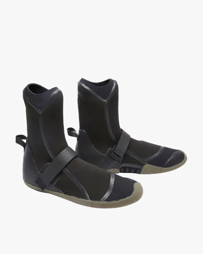 Billabong Wetsuit Accessories 5mm Furnace Round Toe Wetsuit Boots Black 8211 Men