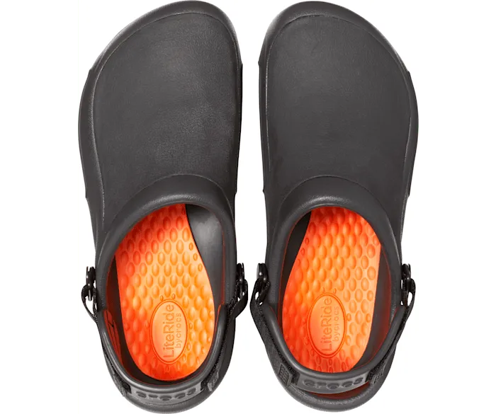 Bistro Pro LiteRide Work Clog Black Men Crocs Clogs