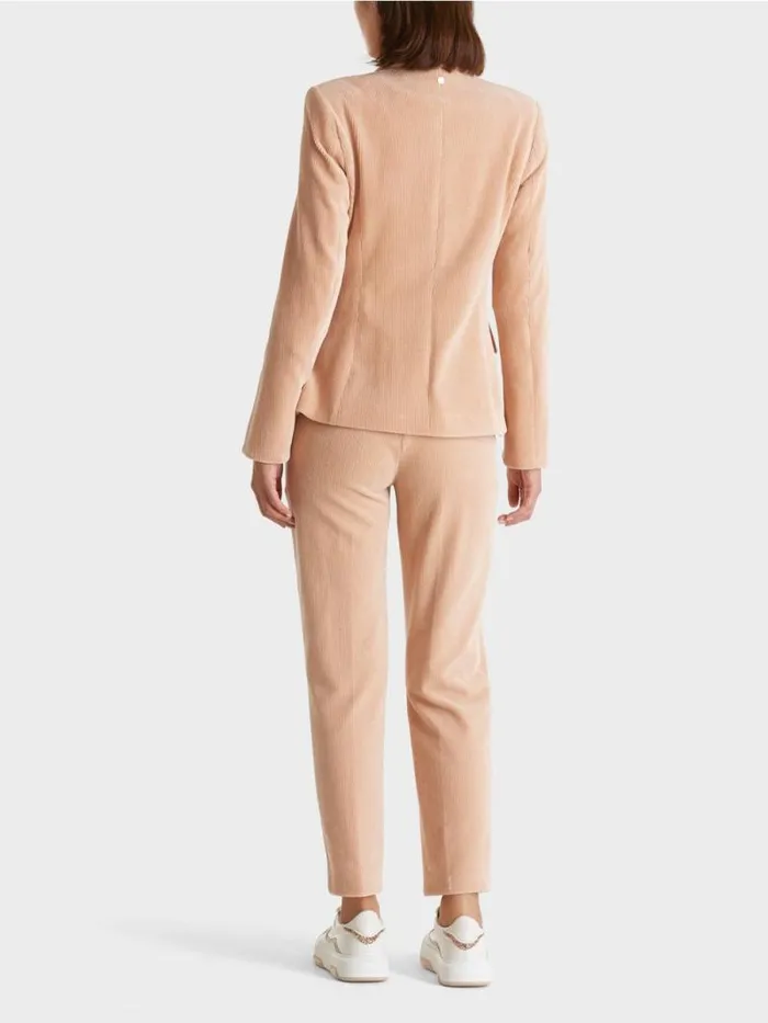 Blazer Damen Marc Cain Trendiger Kordblazer Sandy Beige