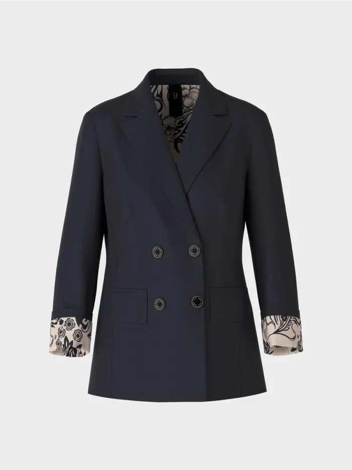 Blazer Damen Marc Cain Zweireihiger Blazer Midnight Blue