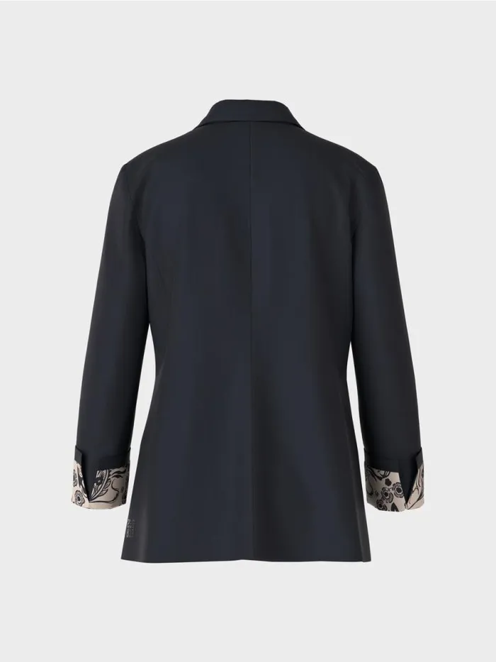 Blazer Damen Marc Cain Zweireihiger Blazer Midnight Blue