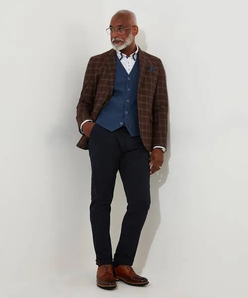 Blazers Joebrowns Apparel Charming Check Blazer Brown Blazers Joebrowns Apparel Charming Check Blazer Brown