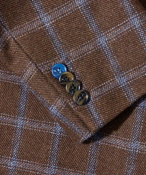 Blazers Joebrowns Apparel Charming Check Blazer Brown Blazers Joebrowns Apparel Charming Check Blazer Brown