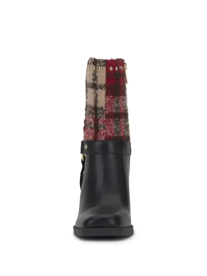 Boots and Booties Shoes Jessica Simpson Bernique Bootie In Red Plaid