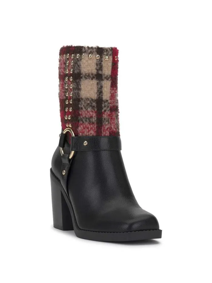 Boots and Booties Shoes Jessica Simpson Bernique Bootie In Red Plaid