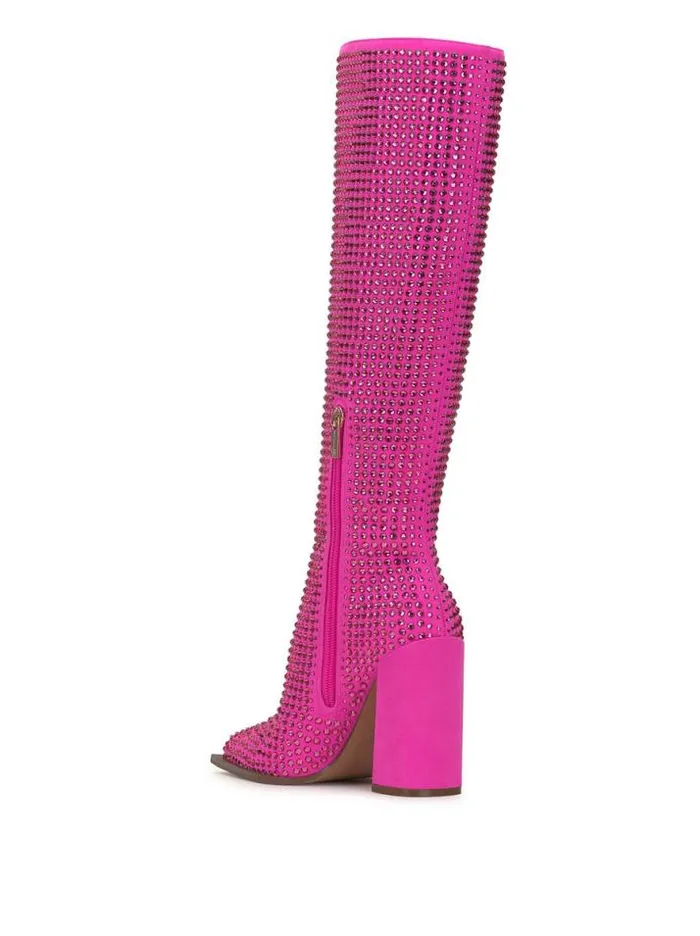 Boots and Booties Shoes Jessica Simpson Lovelly Embellished Boot In Valley Pink