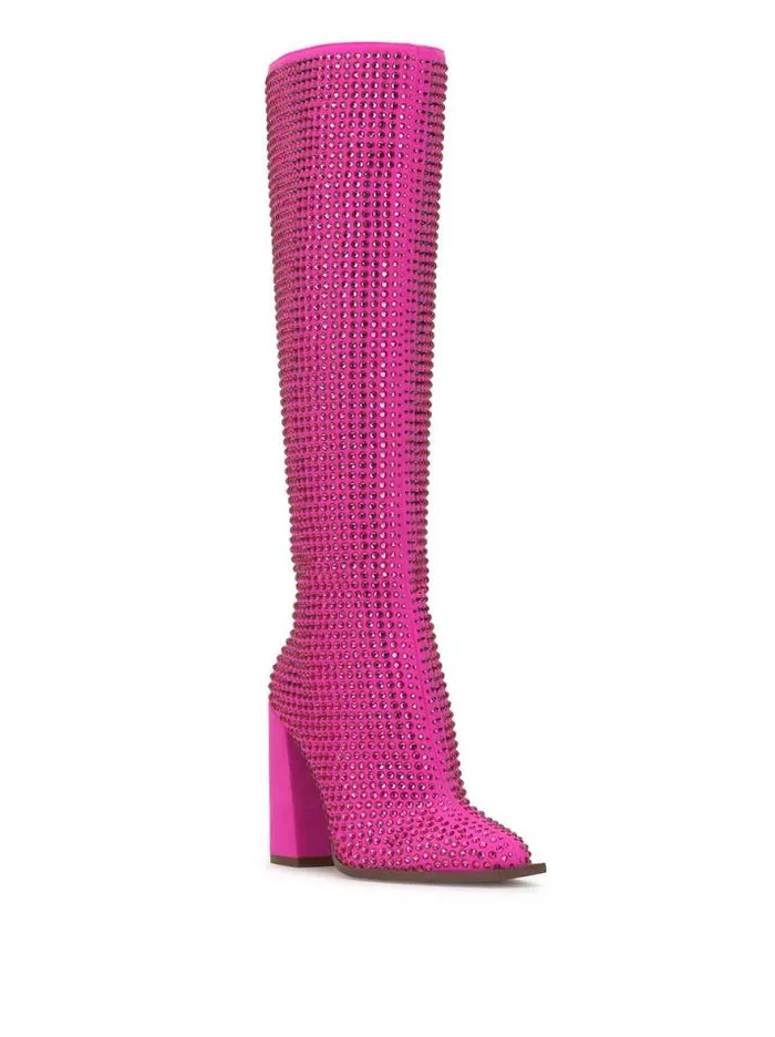Boots and Booties Shoes Jessica Simpson Lovelly Embellished Boot In Valley Pink