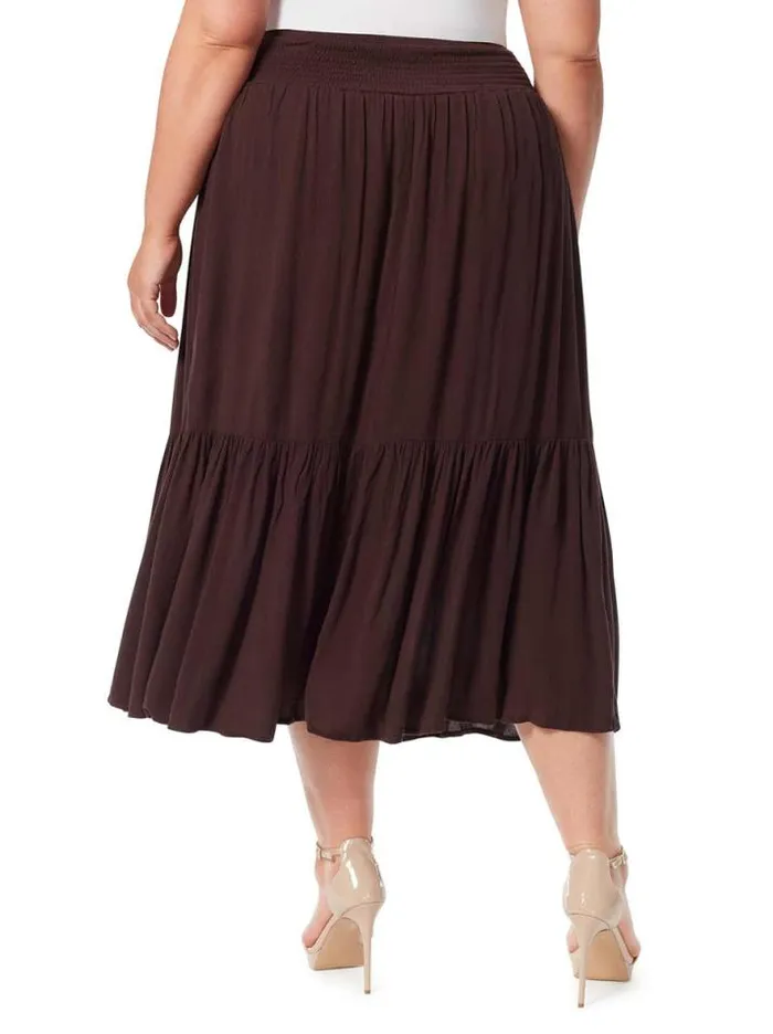 Bottoms Clothing Jessica Simpson Kelsie Skirt In Coffee