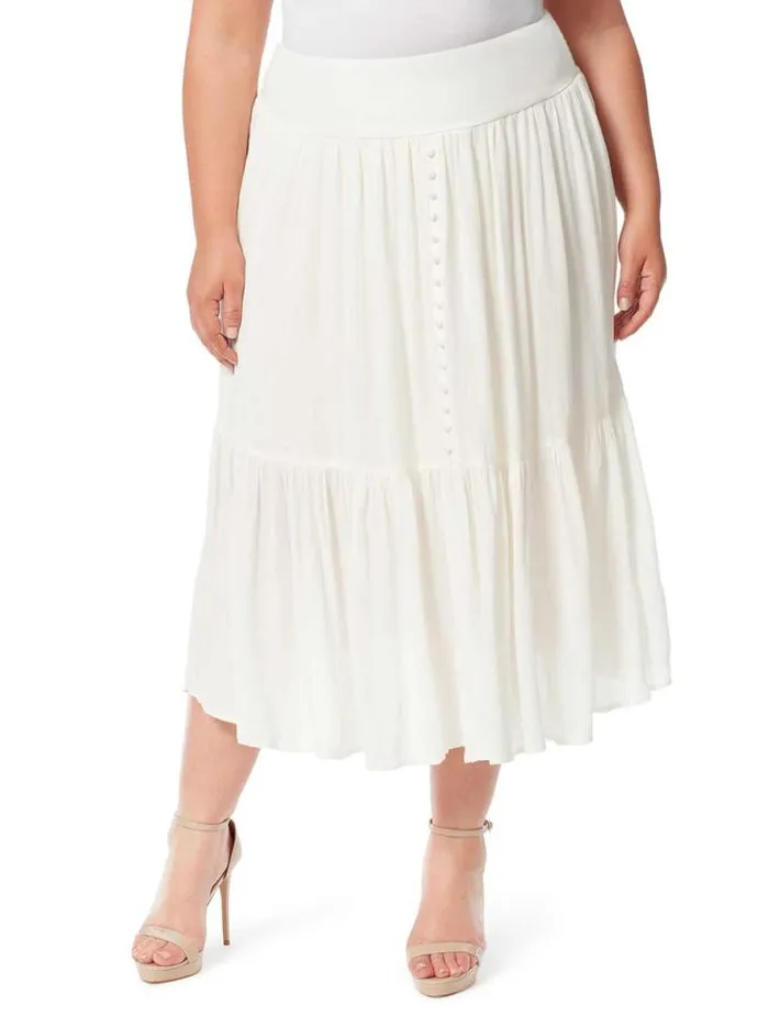 Bottoms Clothing Jessica Simpson Kelsie Skirt In Gardenia
