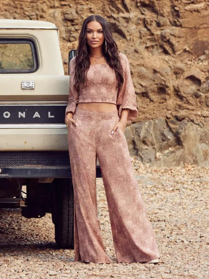 Bottoms Clothing Jessica Simpson Shaye Pant In Winding Leopard
