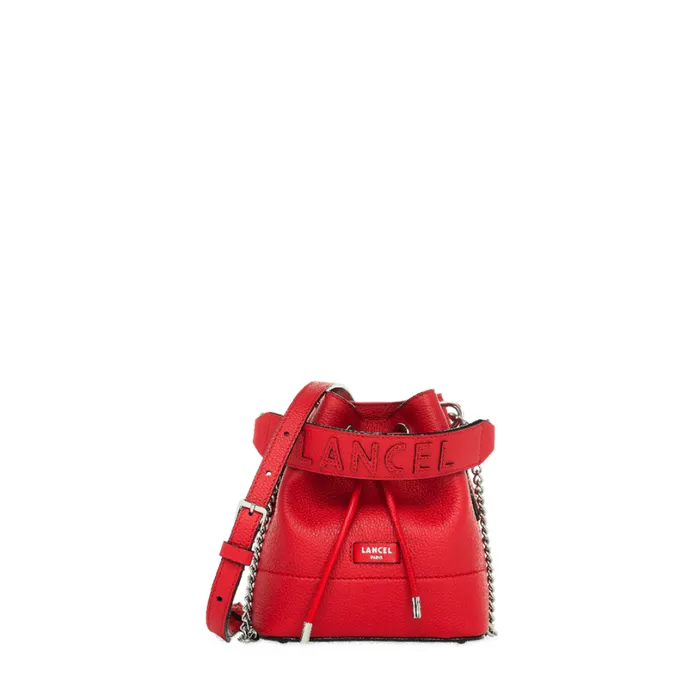 Bucket Bag Red Lancel Women Lancel Hand Bags