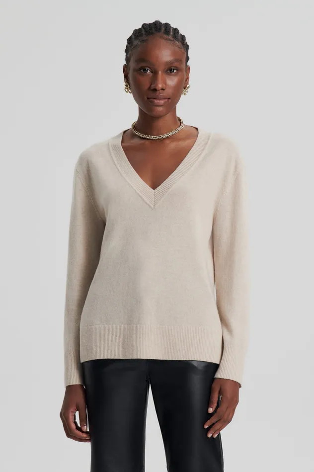 CASHMERE V WHEAT Knitwear Scanlan Theodore Women CASHMERE V WHEAT Knitwear Scanlan Theodore Women