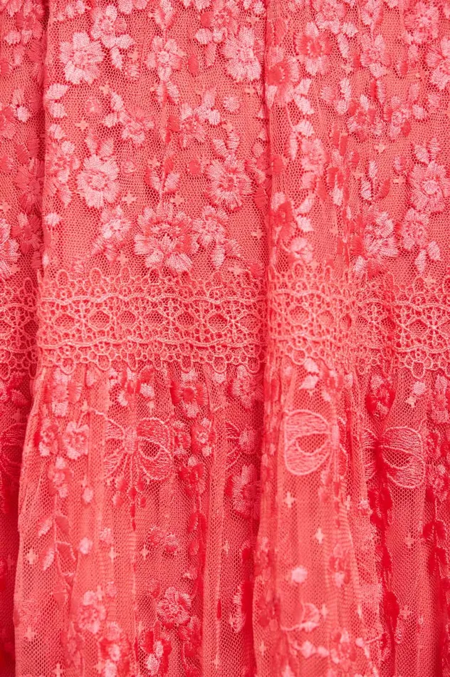 Celestia Ribbon Ankle Gown Pink Women Needle and Thread Dresses