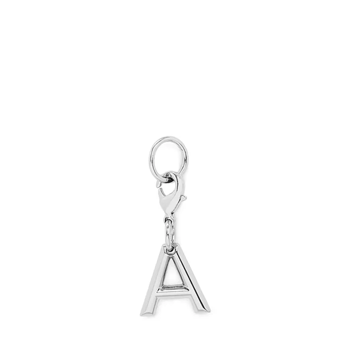 Charm Letter A Silver Color Women Lancel Charms