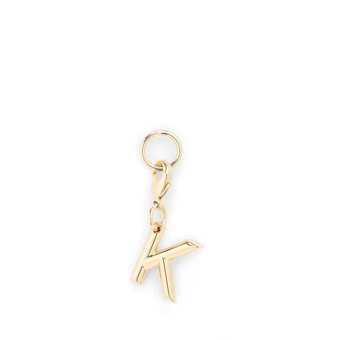 Charm Letter K Gold Color Women Lancel Charms