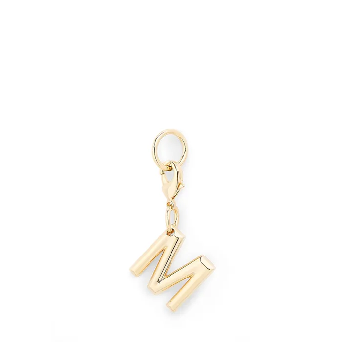 Charm Letter M Gold Color Women Lancel Key Ring