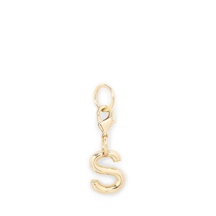 Charm Letter S Gold Color Women Lancel Charms
