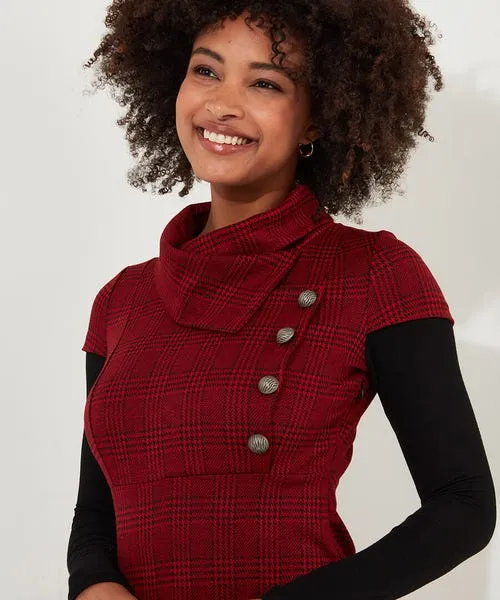 Check It Out Tunic Red Tops Tunics and Blouses Joebrowns Apparel