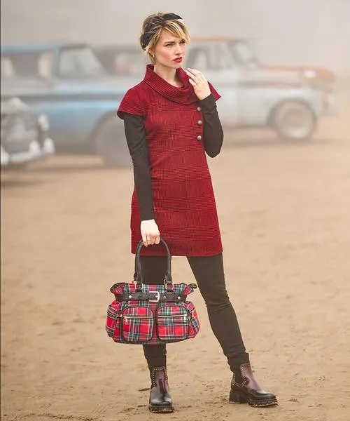 Check It Out Tunic Red Tops Tunics and Blouses Joebrowns Apparel