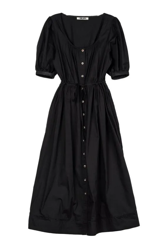 Ciao Lucia Black Dresses Albertine Black Cotton Dress 8211 Women