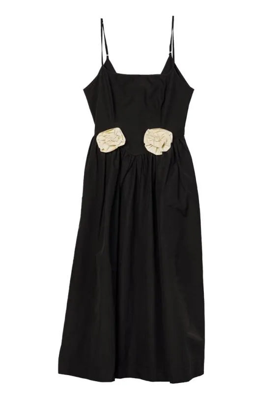 Ciao Lucia Black Dresses Neroni Dress Black Rosette 8211 Women