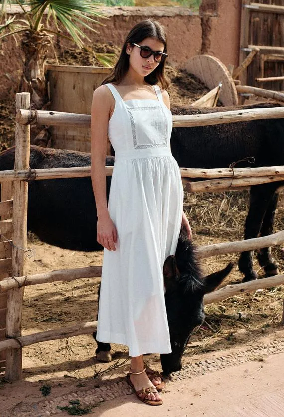 Ciao Lucia Long Dresses Freja Dress White 8211 Women