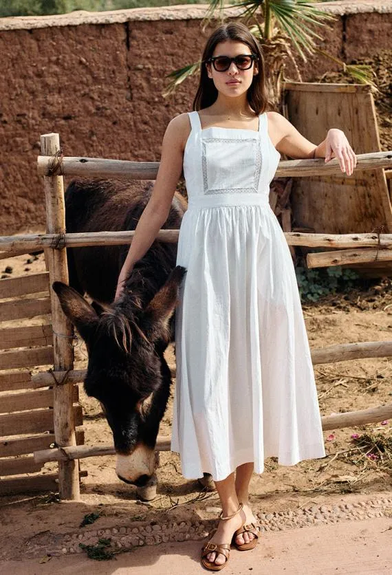 Ciao Lucia Long Dresses Freja Dress White 8211 Women