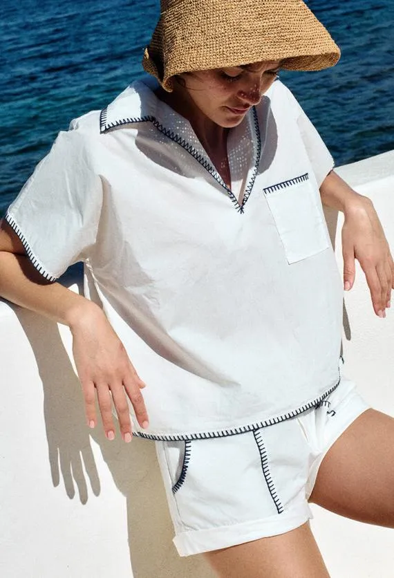 Ciao Lucia Short Sleeve Tops Cesar Top Medallion 8211 Women