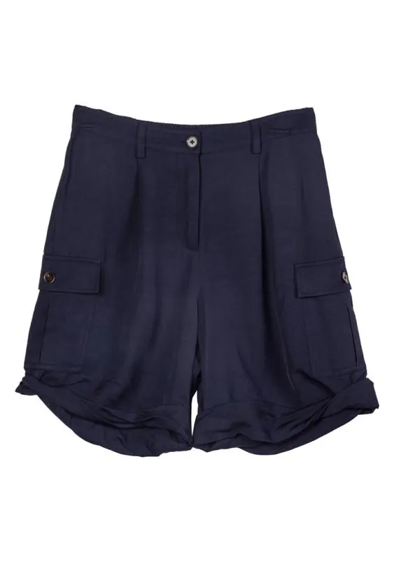 Ciao Lucia Shorts Ali Long Navy Cargo Short 8211 Women