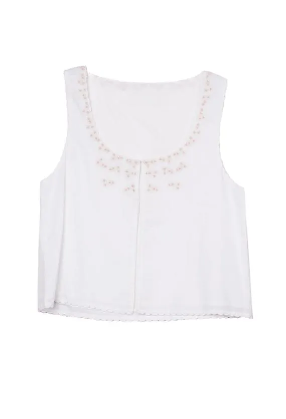 Ciao Lucia Sleeveless Tops Francie Hook and Eye Cotton Top 8211 Women