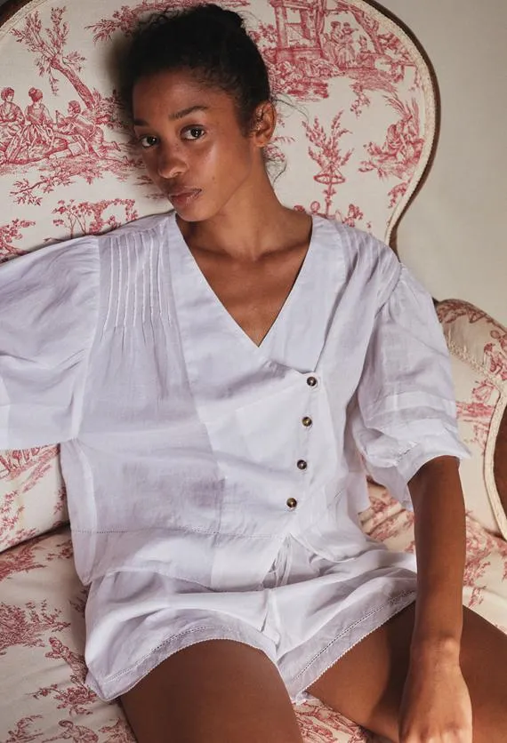Ciao Lucia Sleeveless Tops Ximena Top White 8211 Women