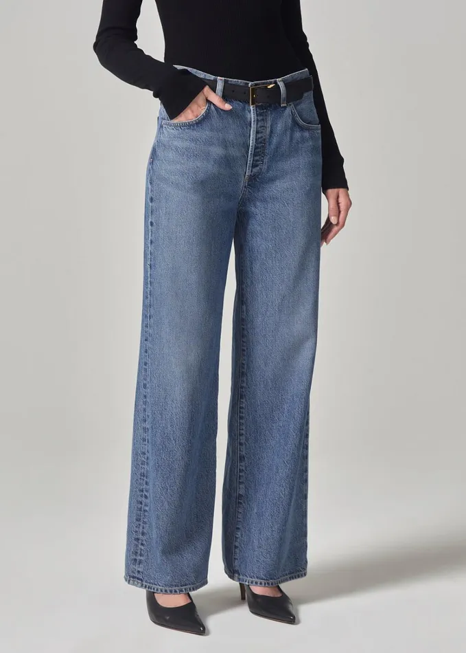 Citizens Of Humanity Annina High Rise Wide Leg 30034 In Siesta Women Jeans