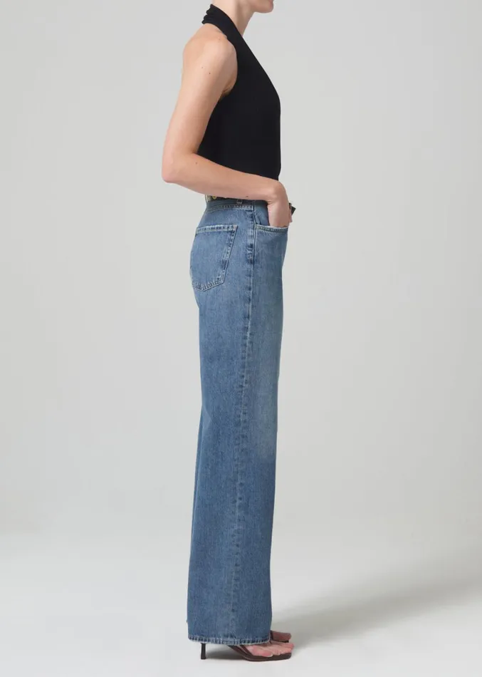Citizens Of Humanity Annina High Rise Wide Leg 33034 In Starsign Women Jeans
