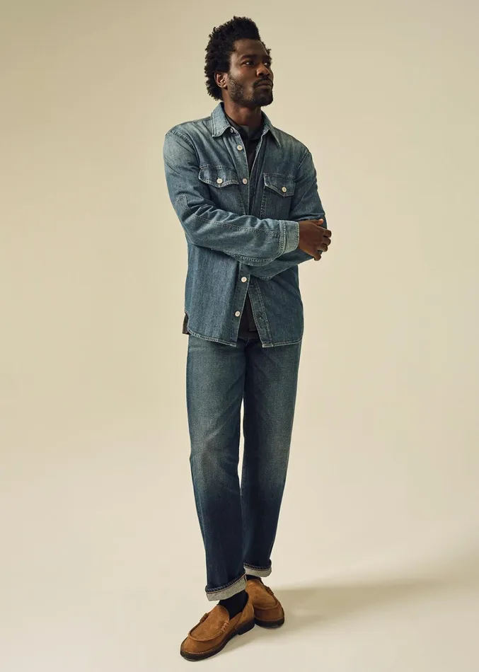 Citizens Of Humanity Barrett Low Slung Straight Archive In Towncend Men Jeans