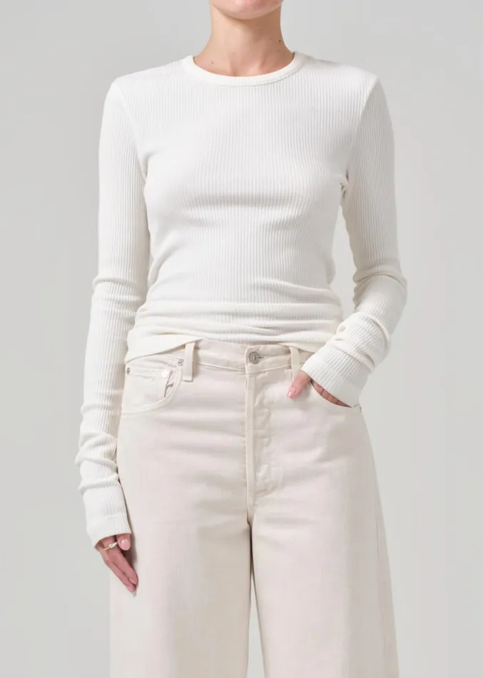 Citizens Of Humanity Bina Crewneck In Pashmina Women Tops