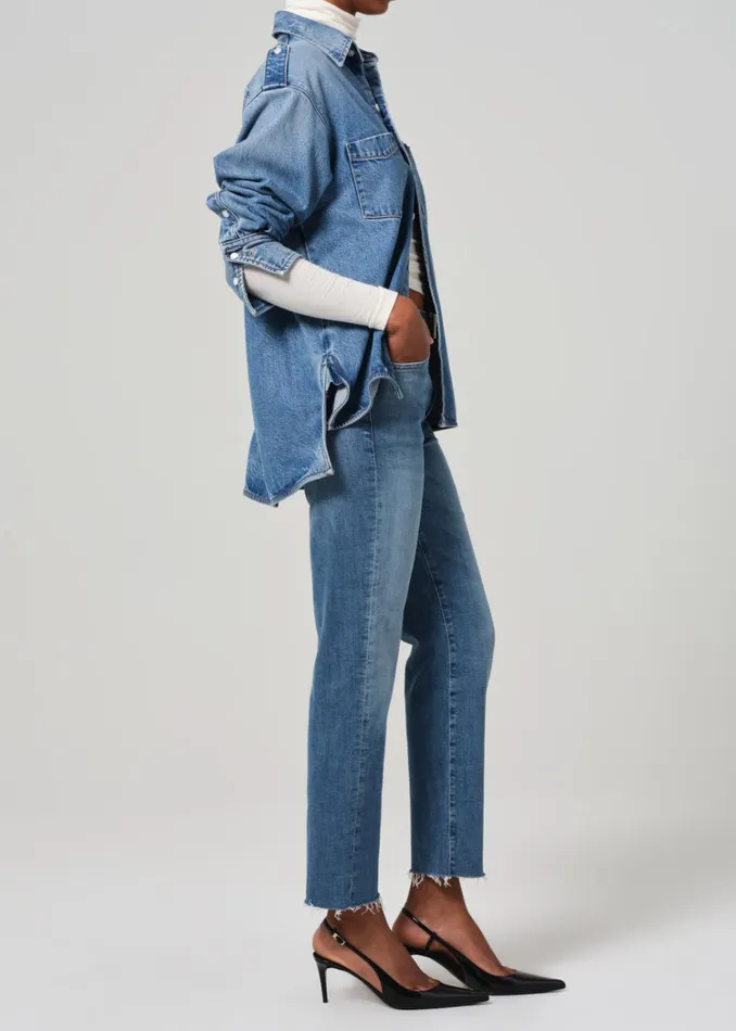 Citizens Of Humanity Caia Straight In Lawless Women Jeans