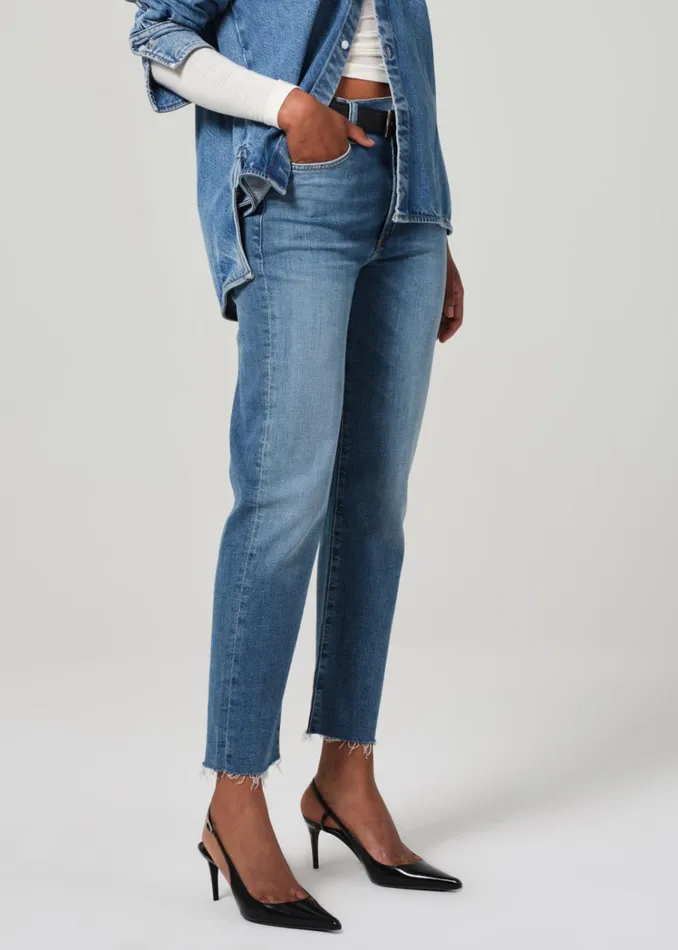 Citizens Of Humanity Caia Straight In Lawless Women Jeans