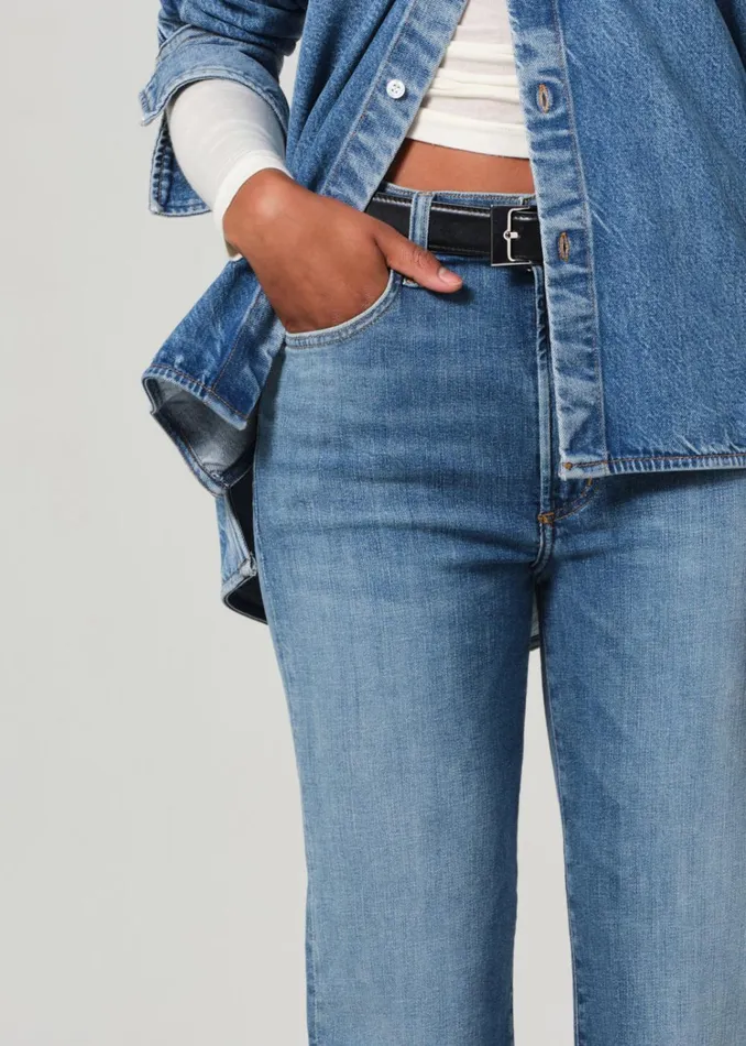 Citizens Of Humanity Caia Straight In Lawless Women Jeans
