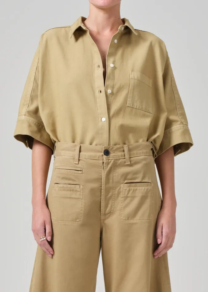 Citizens Of Humanity Claire Origami Shirt In Heirloom Women Tops