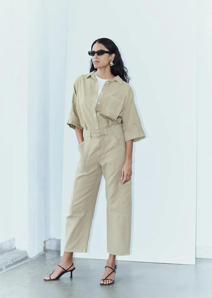 Citizens Of Humanity Claire Origami Shirt In Heirloom Women Tops