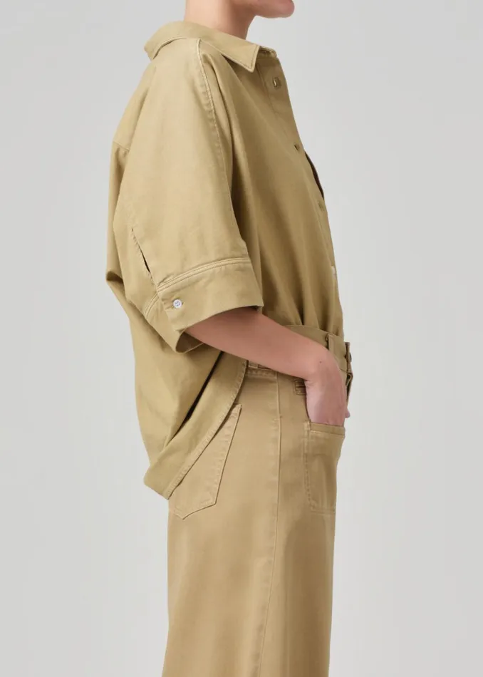 Citizens Of Humanity Claire Origami Shirt In Heirloom Women Tops
