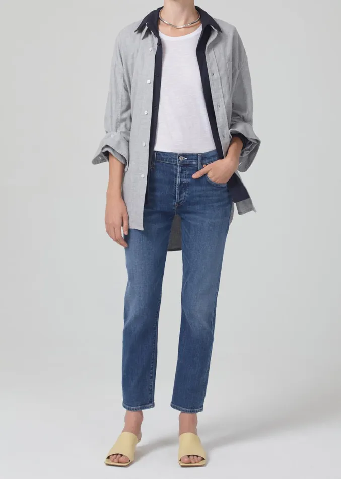 Citizens Of Humanity Emerson Mid Rise Relaxed 27034 In Lawless Women Jeans