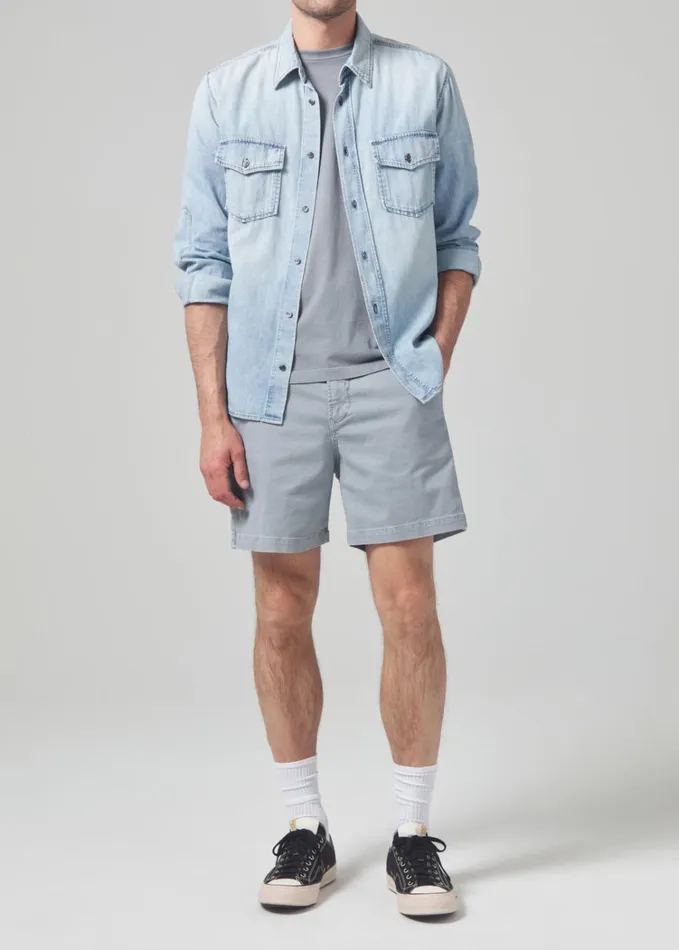 Citizens Of Humanity Finn Chino Short In Stone Age Men Shorts