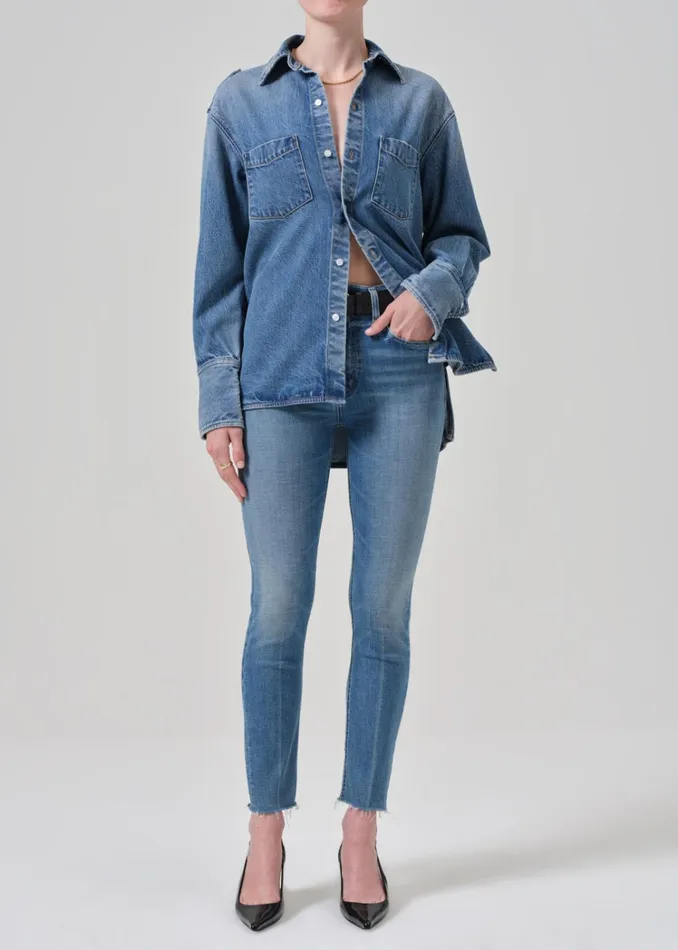 Citizens Of Humanity Isola Slim Crop In Splendor Women Jeans