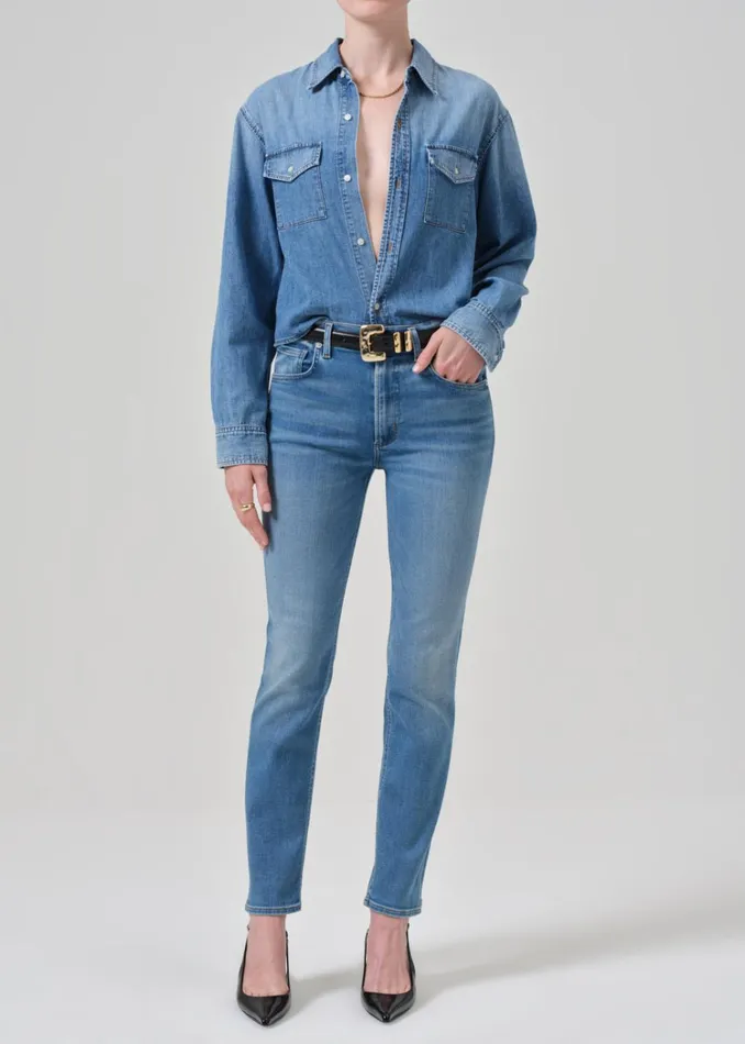 Citizens Of Humanity Isola Slim In Lazuli Women Jeans