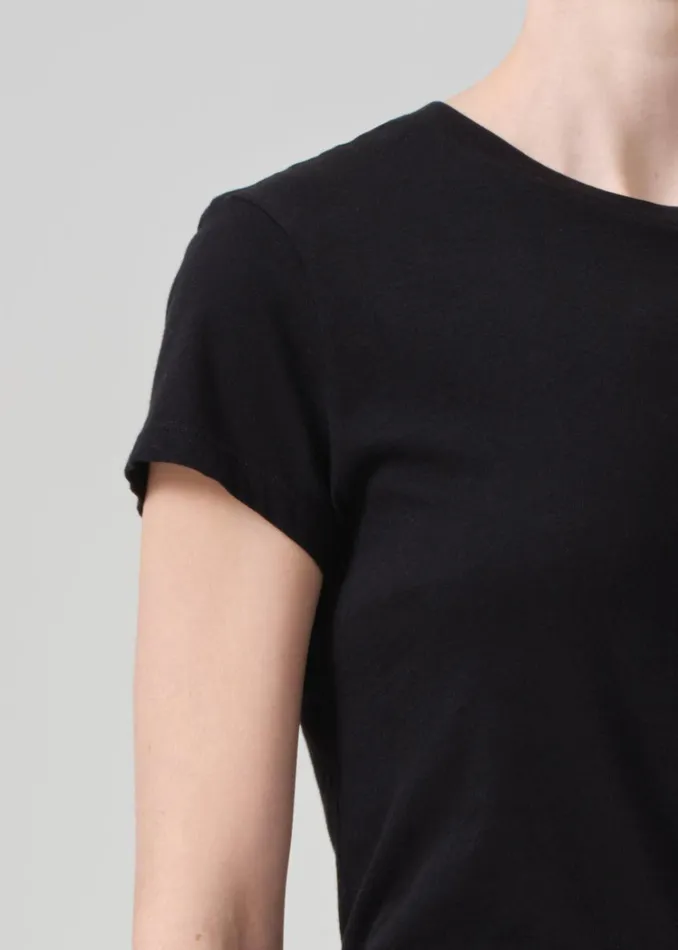 Citizens Of Humanity Kyle Tee In Black Women Tops