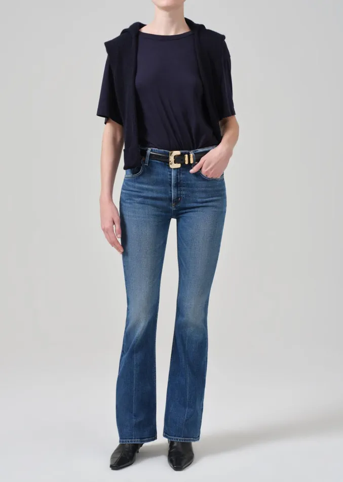Citizens Of Humanity Lilah High Rise Bootcut 325034 In Abalone Women Jeans