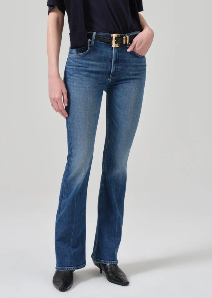 Citizens Of Humanity Lilah High Rise Bootcut 325034 In Abalone Women Jeans
