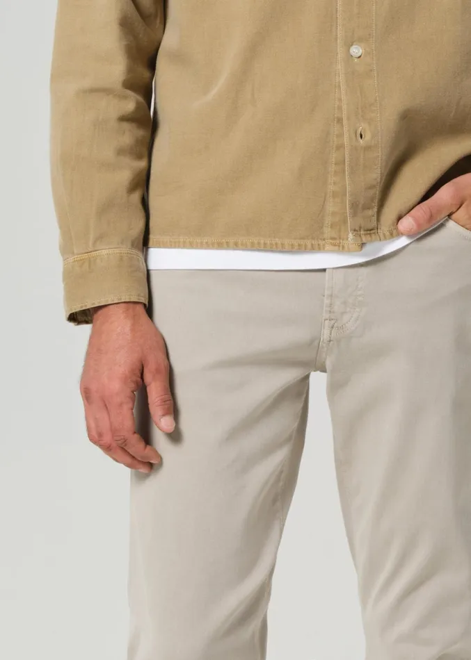 Citizens Of Humanity London Tapered Slim Stretch Sateen In Caraway Men Pants