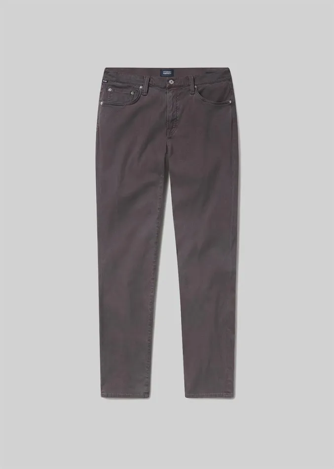 Citizens Of Humanity London Tapered Slim Stretch Sateen In Gravel Men Pants